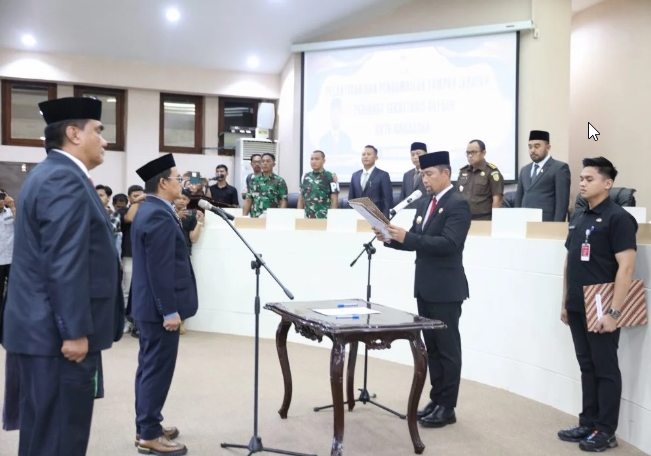 Resmi Dilantik, Pj Sekkot Makassar Irwan Rusfiady Fokus Tingkatkan Pelayanan Publik dan Netralitas ASN