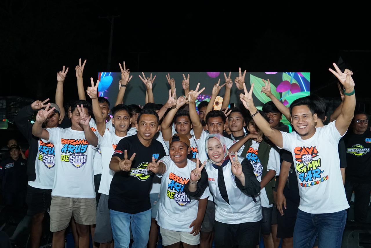 IST
KAMPANYE DIALOGIS--Paslon bupati dan wakil bupati Sidrap nomor urut dua SAR-Kanaah menggelar kampanye dialogis dan tatap muka bersama generasi muda 
