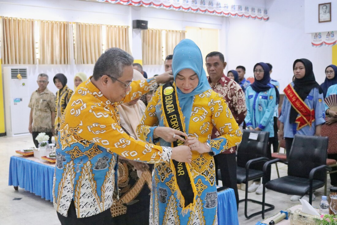 Ketua TP PKK Andi Musrifah Basli diKukuhkan Sebagai Bunda Forum Anak Selayar Periode 2024 – 2025