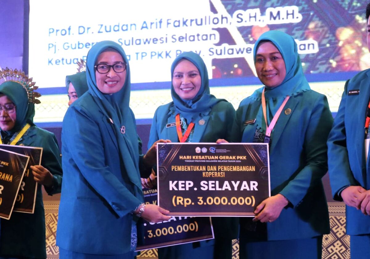 Musrifah Basli Sukses Antarkan PKK Selayar Sebagai Pilot Project Tertib Keuangan di 24 Kabupaten/Kota se Sulsel