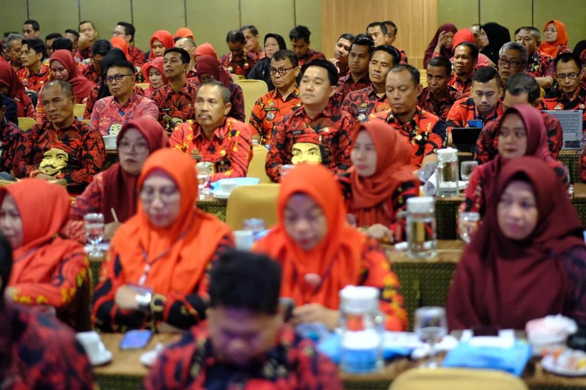 IST
BIMTEK -- Para peserta Bimtek Peningkatan Kapasitas Pejabat Administrator dan Pengawas lingkup Pemkab Gowa. 
