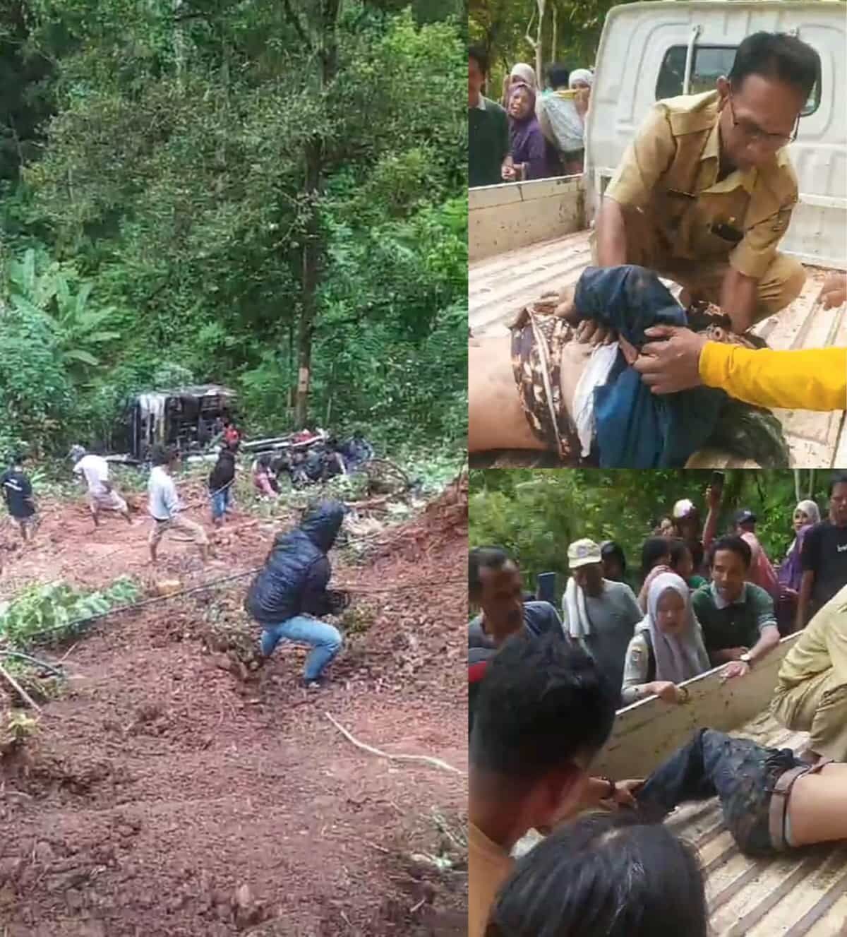 Bus Rantepao-Kendari  Masuk Jurang, Empat Orang Tewas