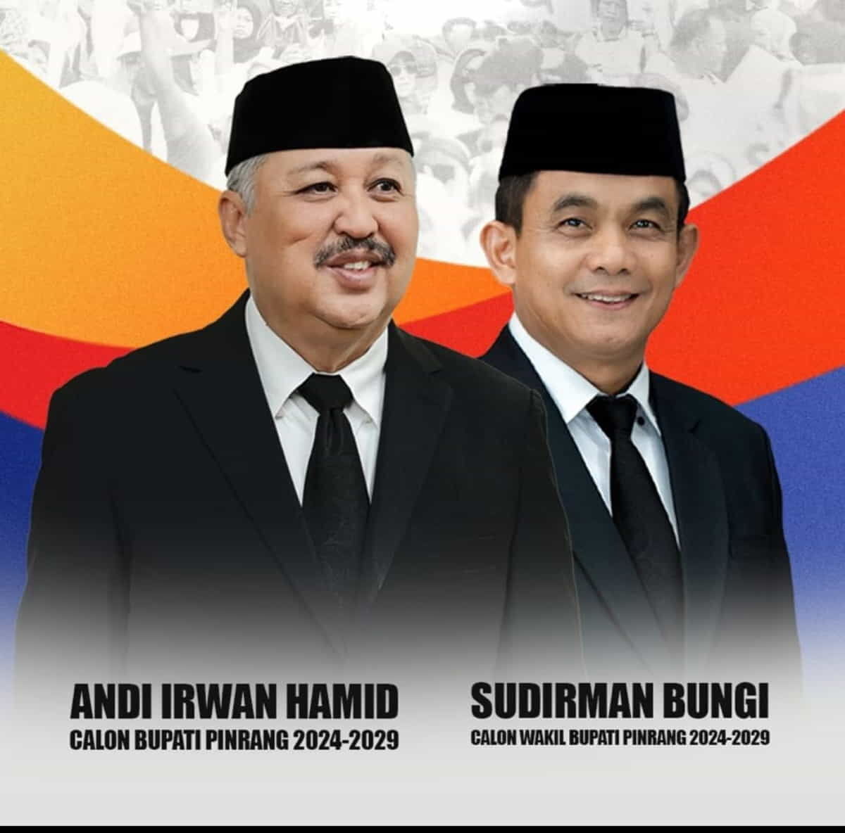 IST
KPU TETAPKAN--Pasangan calon bupati dan wakil bupati Pinrang nomor urut dua HA Irwan Hamid-Sudirman Bungi telah ditetapkan oleh KPU sebagai bupati dan wakil bupati Pinrang terpilih untuk periode 2024-2029. 