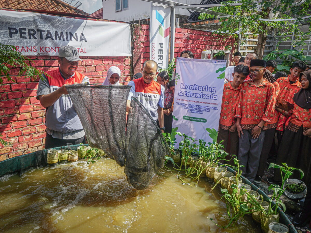 EDUWISATA -- Suasana eduwisata yang dihadirkan Pertamina untuk mendorong pengembangan Blue Economy di Indonesia.
