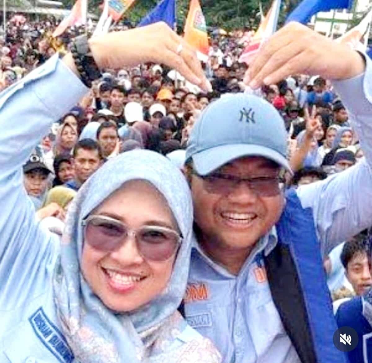 BKM/IST
Husniah Talenrang dan Darmawangsyah Muin. 