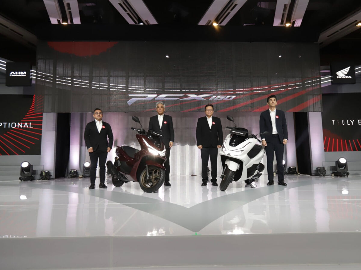 LAUNCHING -- New Honda PCX 160 saat dilaunching secara nasional di Jakarta beberapa hari lalu.
