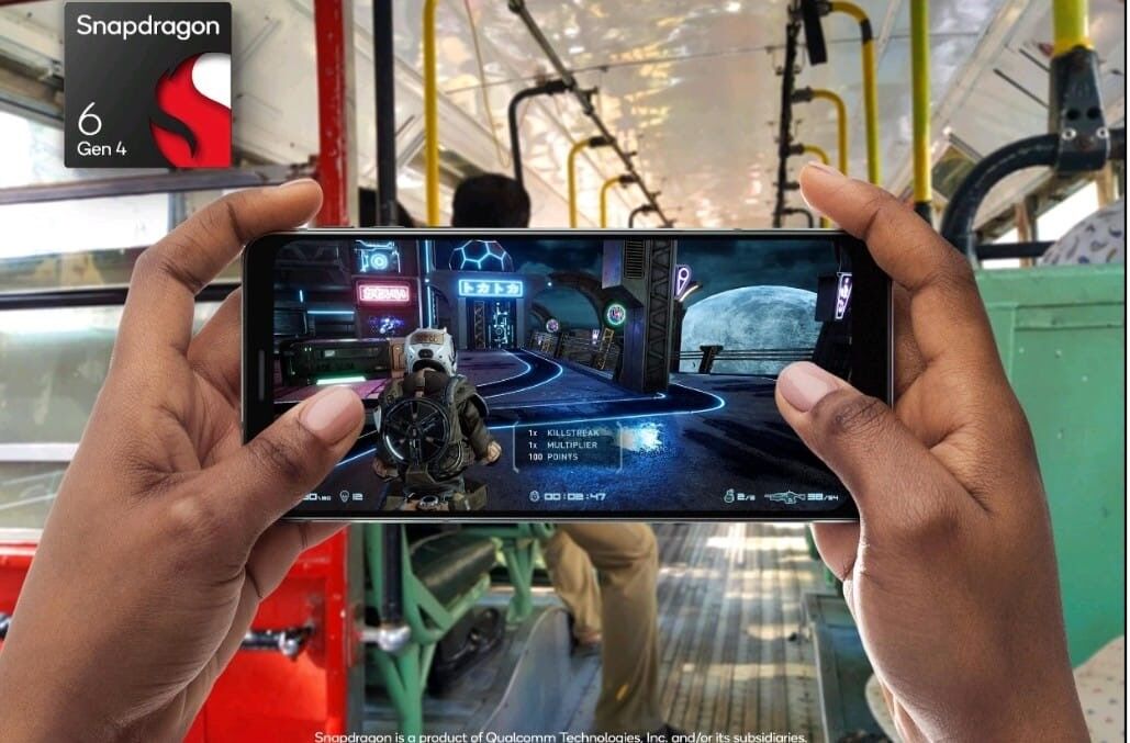 PERFORMA -- Snapdragon 6 Gen 4 Mobile Platform hadirkan performa gahar, baterai yang lebih tahan lama, dan konektivitas 5G yang sangat cepat untuk meningkatkan pengalaman pengguna di setiap rutinitas, mulai dari main game hingga menjaga produktivitas.

