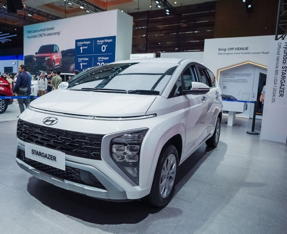 IIMS 2025 -- Unit Hyundai Stargazer ikut meramaikan IIMS 2025 dengan menjadi salah satu line up di booth Stargazer di Hall D JIExpo Kemayoran Jakarta.
