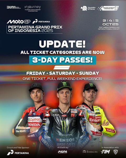 PERHATIAN -- Sejumlah pebalap yang akan meramaikan gelaran IndonesianGP mampu menyedot perhatian masyarakat dunia. Termasuk para penggemarnya di Indonesia.
