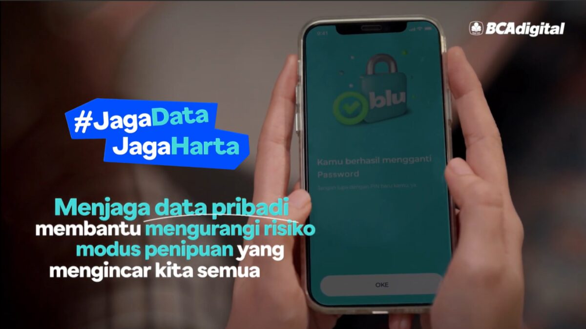 UPAYA BCA -- Dorong literasi digital dan tingkatkan kesadaran keamanan data pribadi melalui konten #JagaDataJagaHarta yang telah diluncurkan Bank BCA beberapa hari lalu.
