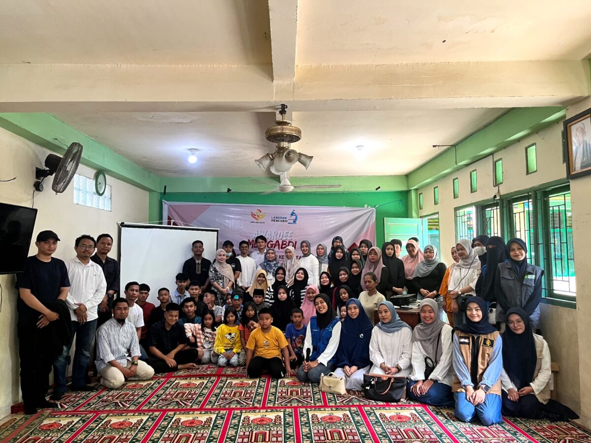 Laboran Mengabdi Indonesia dan Hima LPDP Unhas  Pengabdian Masyarakat di PA Bustanul Islamiyah