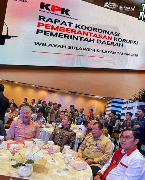 Bupati Tator Hadiri Rakor Pemberantasan Korupsi