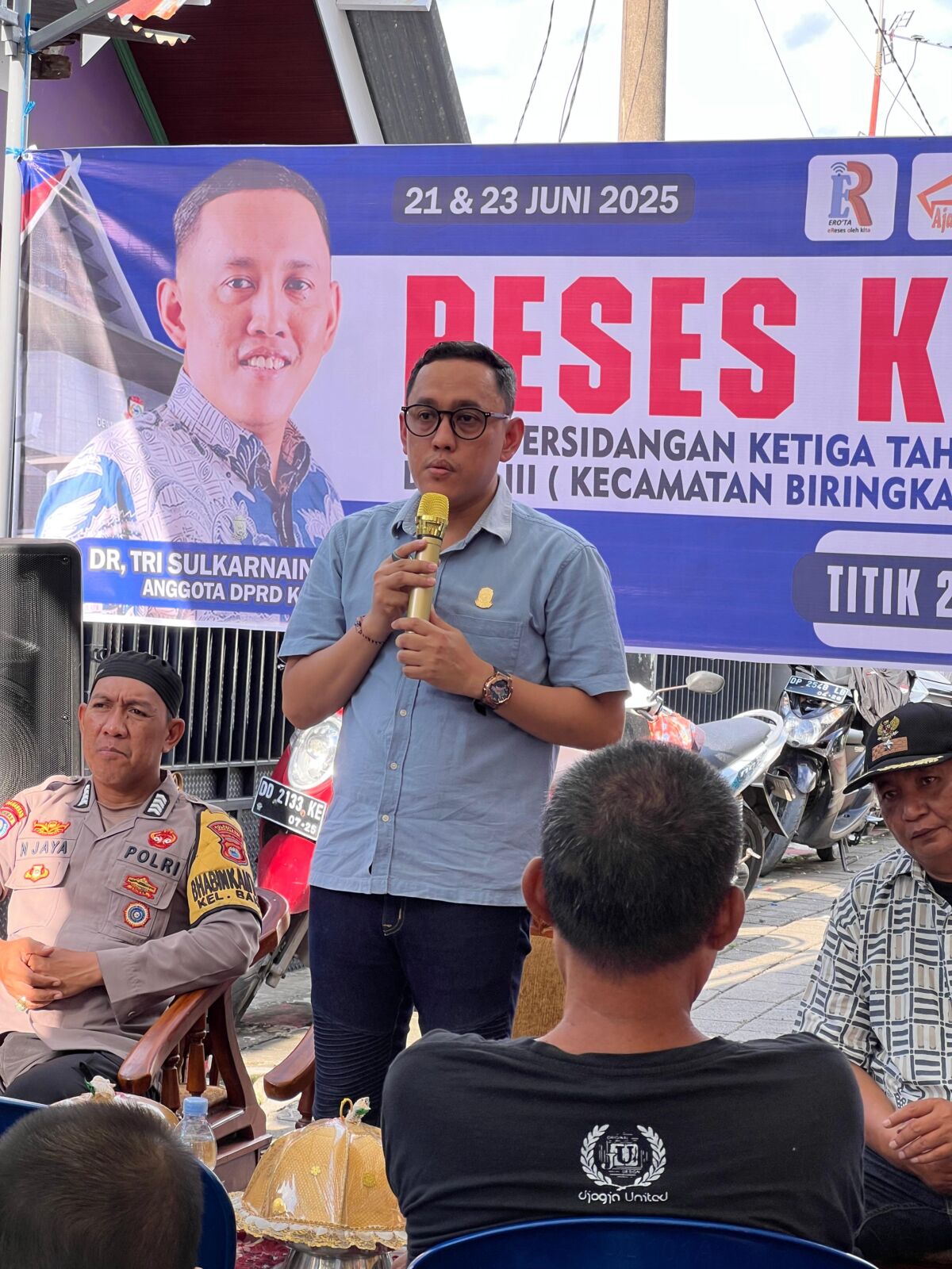DR. TRI SULKARNAIN AHMAD Serap Aspirasi Warga, Soroti Air PDAM, Zonasi Pendidikan, dan Pembangunan Infrastruktur