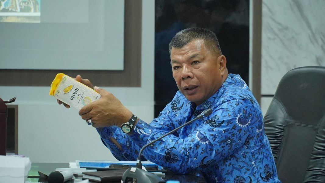 PAPARKAN -- Bupati Bulukumba Andi Muchtar Ali Yusuf saat memaparkan hasil kunjungannya ke Tiongkok dan Korea Selatan di Kantor Bupati Bulukumba, Selasa (17/6).
