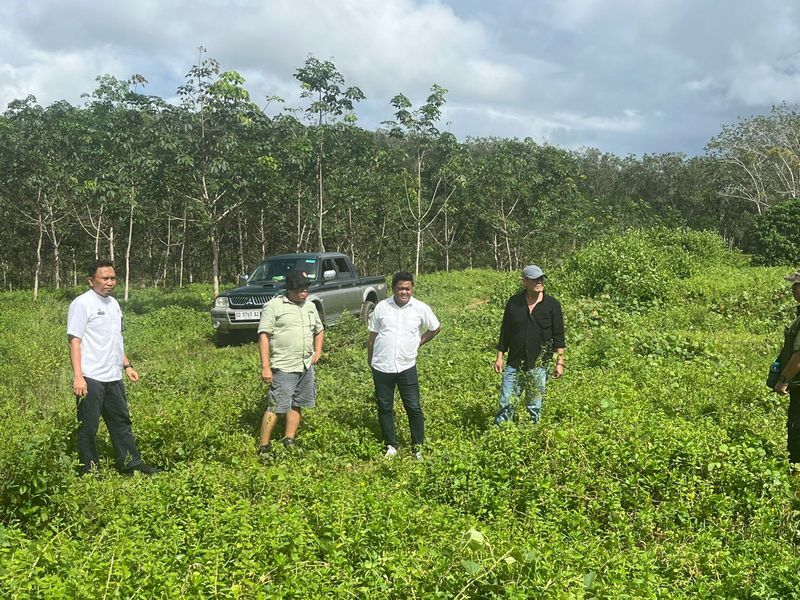 MULAI DIKERJA -- Pembangunan Sirkuit Motorcross Desa Tamatto, Kecamatan Ujung Loe, Kabupaten Bulukumba, Sulsel mulai dikerja. 
