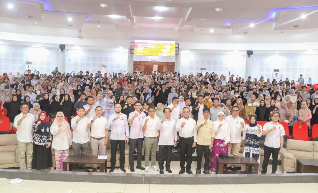 Unhas meluncurkan Program PKM 2025 di Audutorium Prof. Amiruddin, Fakultas Kedokteran, Senin (7/7/2025).