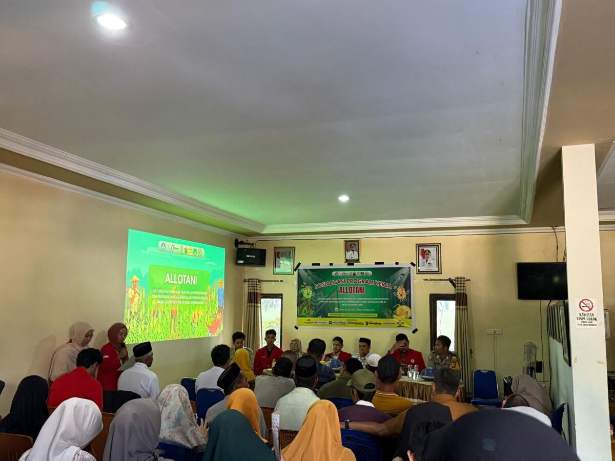 PPK Ormawa KM Pilar Unhas Luncurkan Program Allotani untuk Dorong Diversifikasi Pangan Berkelanjutan di Desa Borikamase
