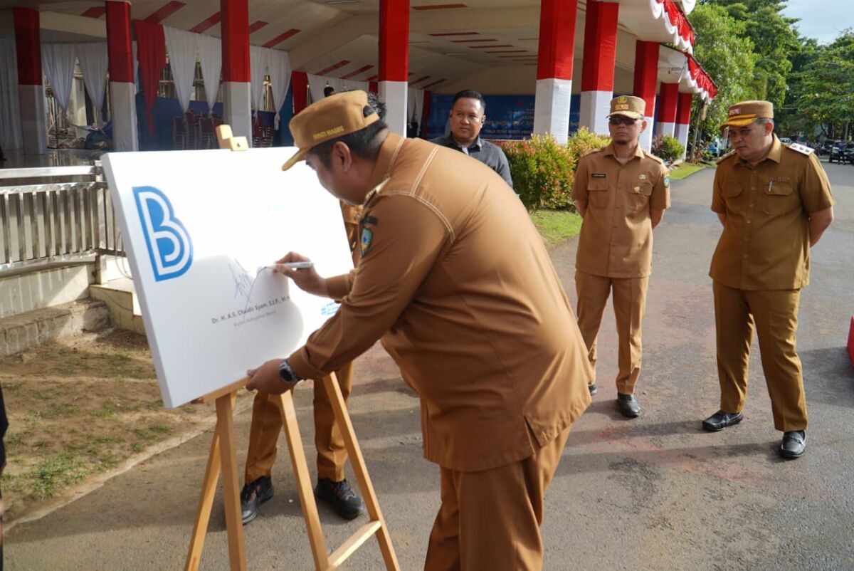 Bapenda Maros Luncurkan Identitas Visual Baru