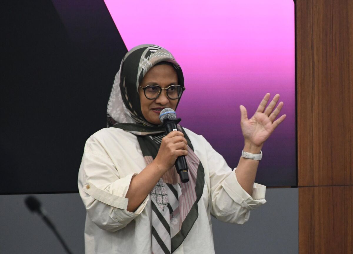 Direktur Utama PT Telkom, Dian Siswarini