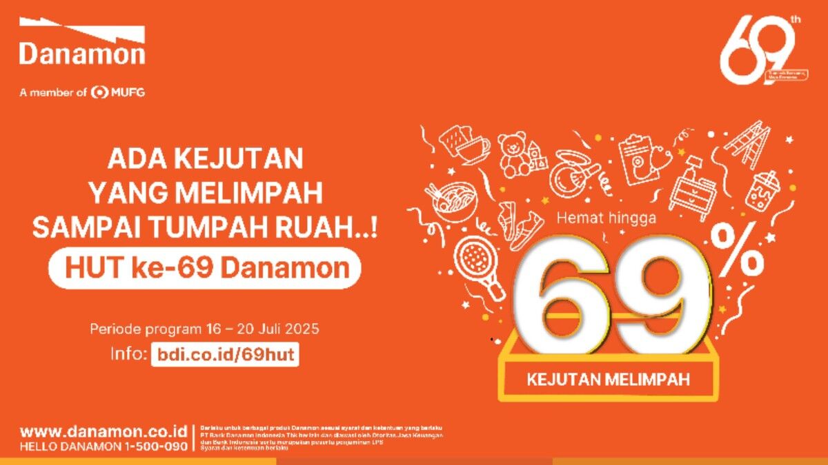 Danamon Rayakan Ulang Tahun ke-69 dengan Semangat Tumbuh Bersama, Maju Bersama