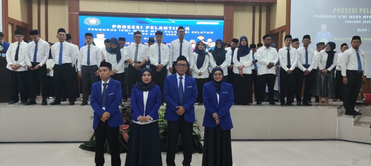 ist
ICMI--ICMI Muda Sulsel menggelar Pelantikan Pengurus Majelis Pimpinan Wilayah masa bakti 2025–2030, Minggu (27/7), bertempat di Aula Siporio Balai Besar Penjaminan Mutu Pendidikan (BBPMP) Provinsi Sulsel, Jalan AP Petta Rani, Makassar.

