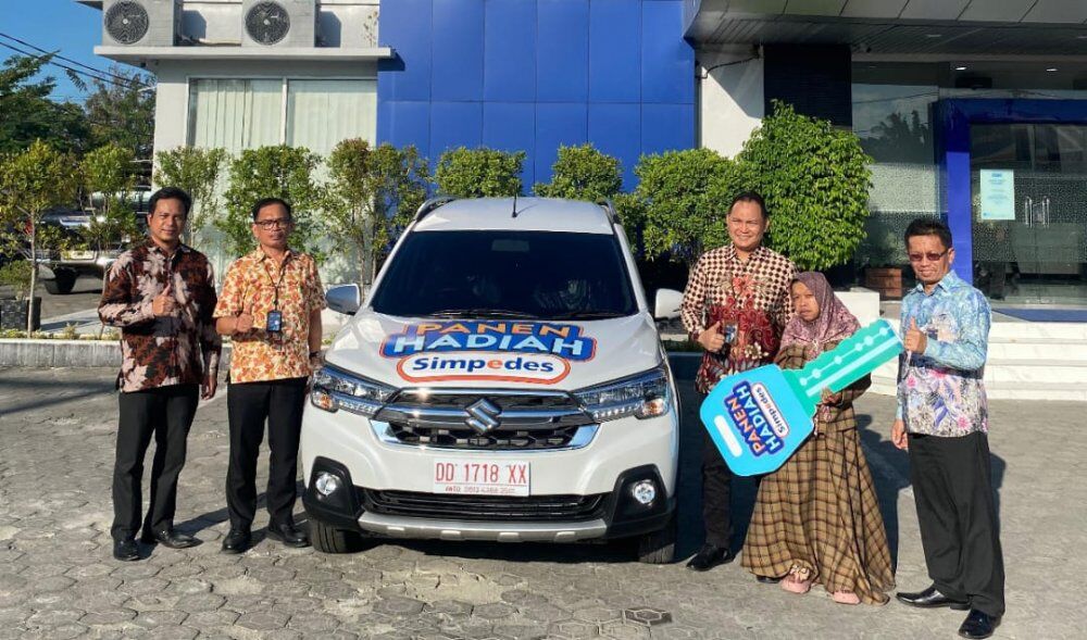 UNDIAN SEMPEDES -- BRI Cabang Pinrang menggelar program Undian Panen Hadiah Simpedes untuk Periode II tahun 2024, Sabtu (19/7).
