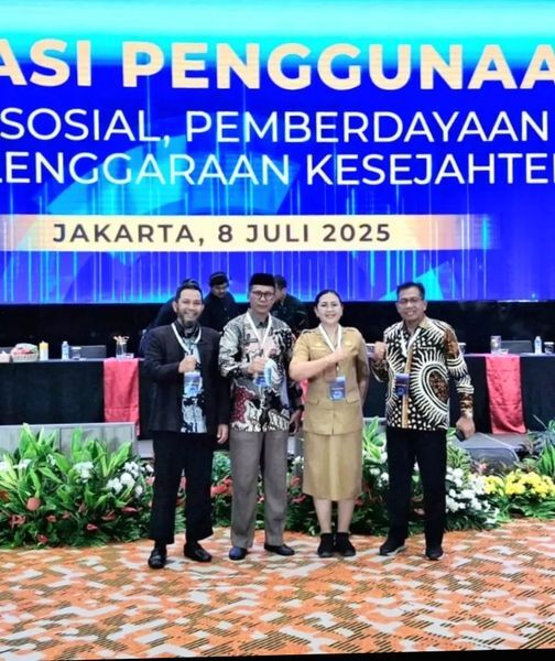 RAKORNAS -- Kepala Dinas Sosial Tana Toraja, Adriana Saleng menghadiri Rapat Koordinasi Nasional (Rakornas) Kementerian Sosial RI di Hotel Grand Mercure Kemayoran, Jakarta Pusat, Selasa (8/7). 
