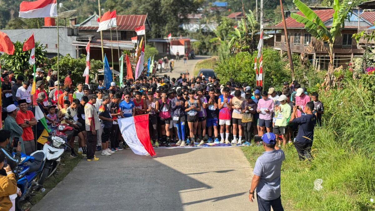 Berhadiah Kambing dan Ayam, 500 Peserta Meriahkan Fun Run Remes IV di Enrekang