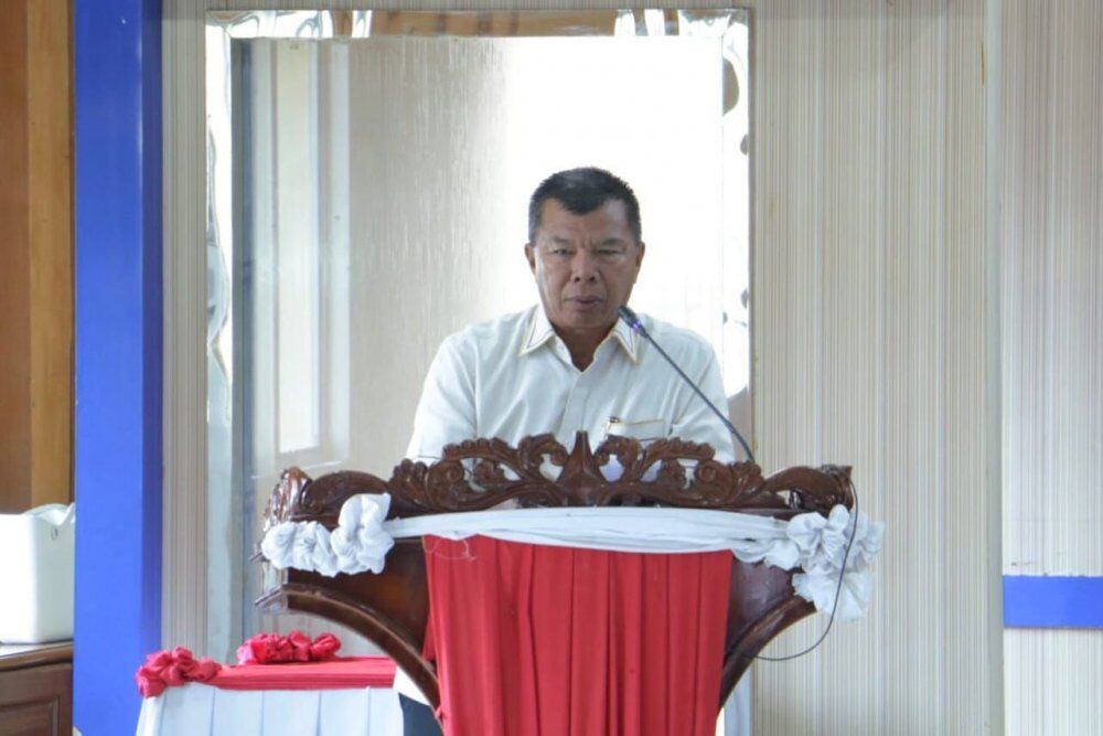 DUKUNG -- Bupati Bulukumba Andi Muchtar Ali Yusuf menghadiri kegiatan penerimaan tenaga pendamping gizi desa lokus program Aksi Stop Stunting (ASS) tingkat Kabupaten Bulukumba di Ruang Pola Kantor Bupati Bulukumba, Kamis (31/7). 
