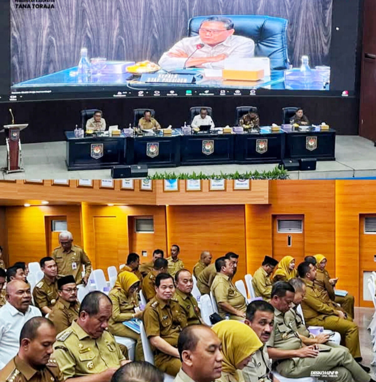 PERCEPATAN -- Wakil Bupati Tana Toraja, Erianto L. Paundanan saat menghadiri Forum Delapan Gubernur dan Bupati/Walikota di Gedung Sasana Bhakti Praja, Kemendagri, Jakarta, Selasa (26/8). 
