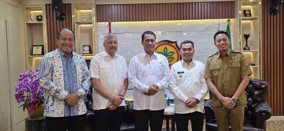 Bupati Pinrang Temui Mentan di Jakarta
