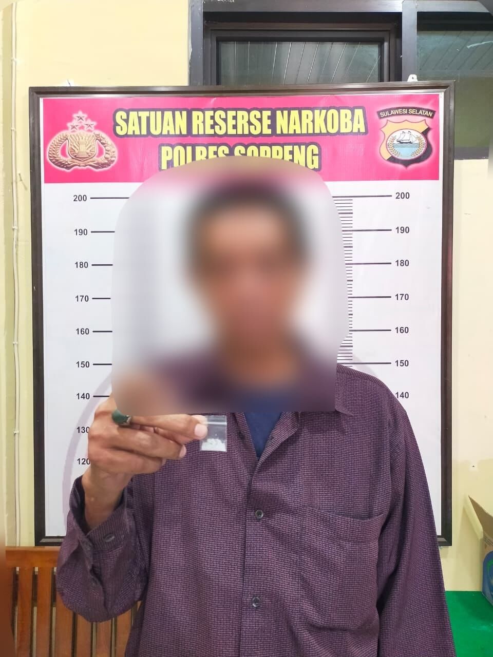 Bawa Sabu 0,33 Gram, Pria D Dijebloskan Kesel