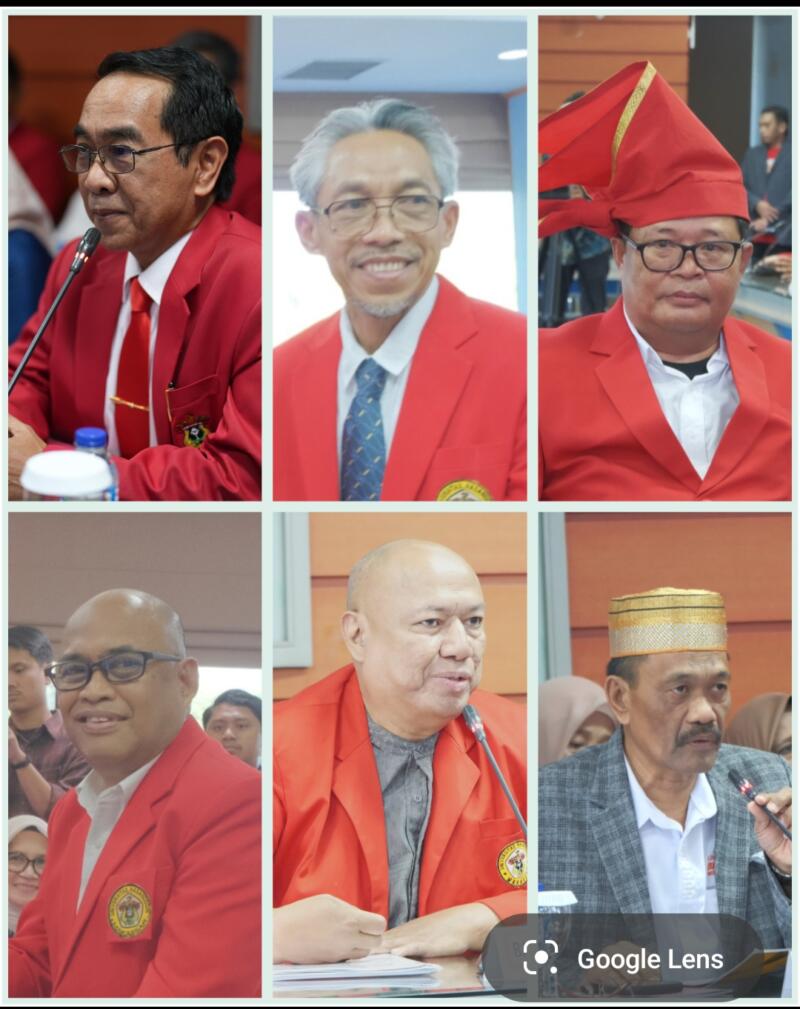 Enam bakal calon Rektor Unhas.