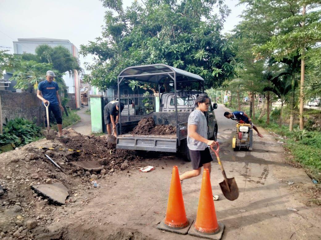 Segera Tampung Air, PDAM Makassar Lakukan Perbaikan Kebocoran Pipa, Estimasi Pekerjaan Tiga Hari