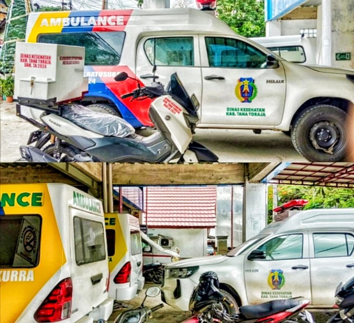 PENGADAAN - Massa KAMT menyoal pengadaan ambulance di Dinkes Tana Toraja yang sumber anggaranya dari DAK tahun 2024 sebesar Rp 5,2 milyar lebih yang diduga bermasalah dan mengancam akan membawa ke ranah hukum jika seluruh dokumen kendaraan tersebut tak dilengkapi.  
