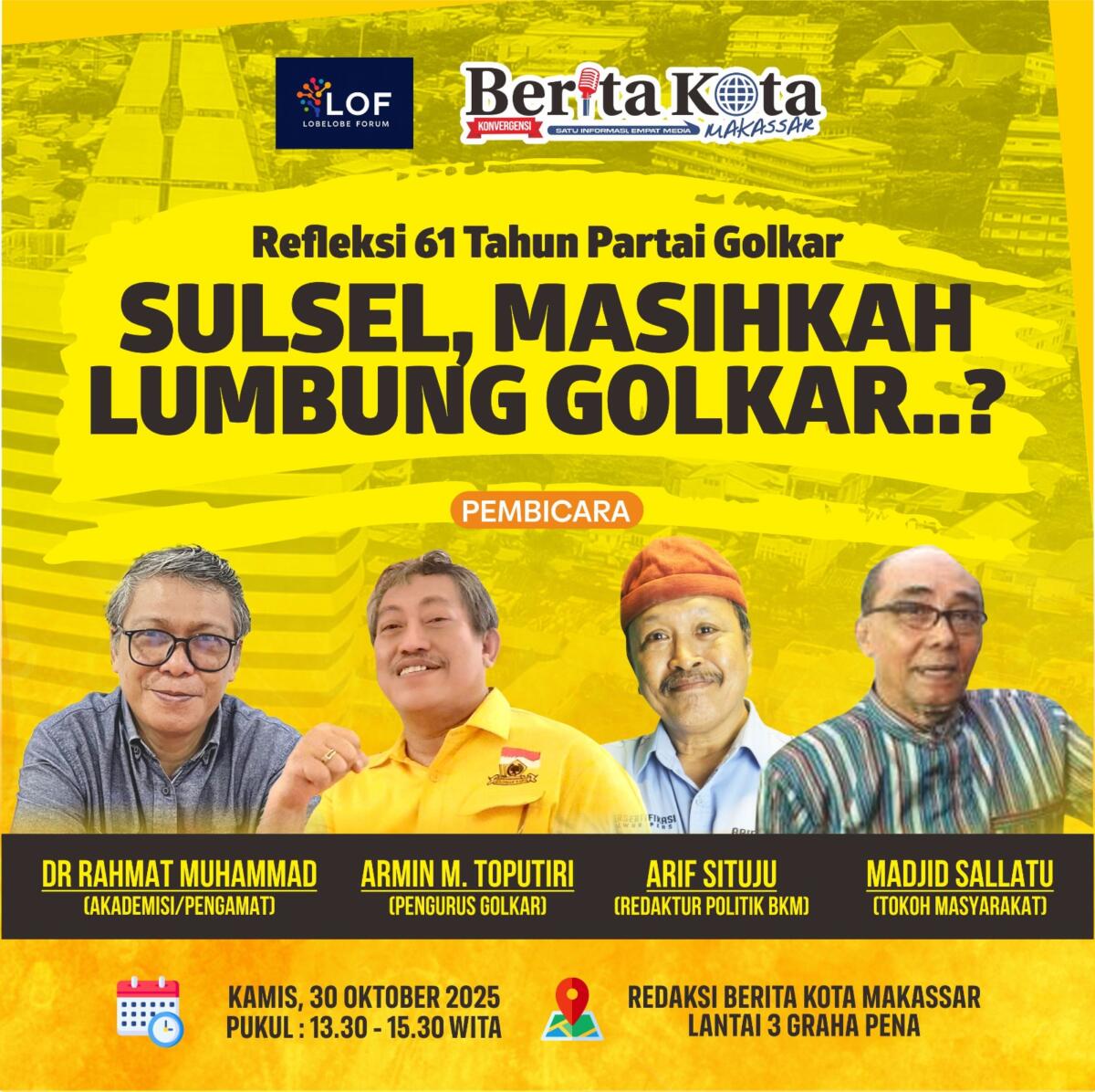 Bahlil Instruksikan Golkar Rebut Sulsel dari Nasdem