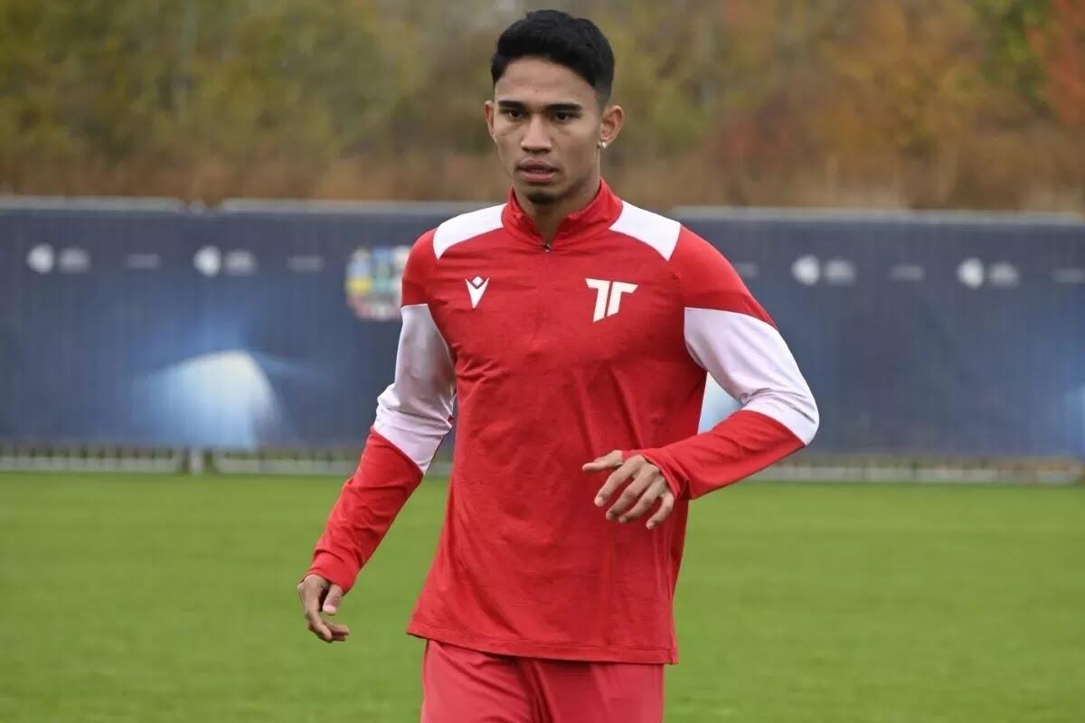 Marselino Ferdinan ikut latihan perdana AS Trencin. (Dok. AS Trencin)