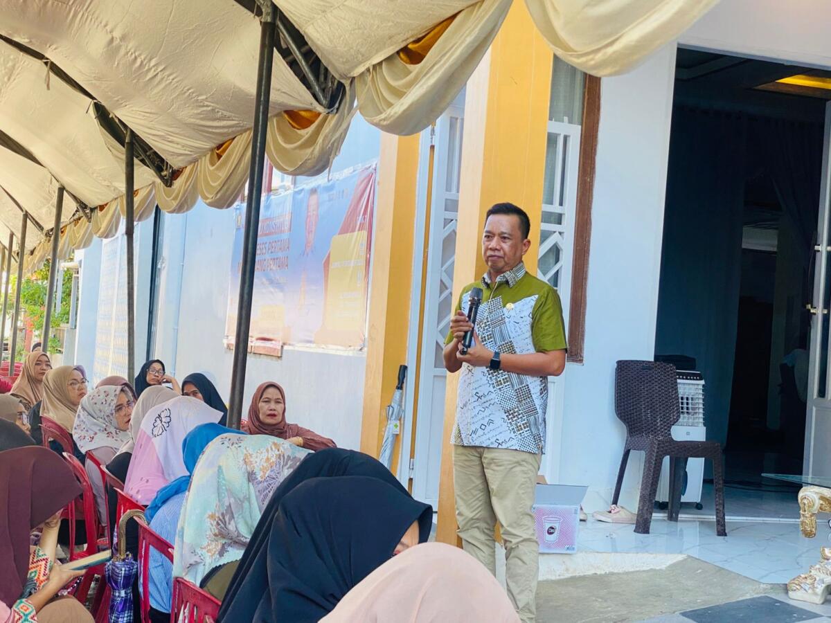 Kasrudi Fokuskan Aspirasi Warga pada Perbaikan Drainase Jelang Musim Hujan