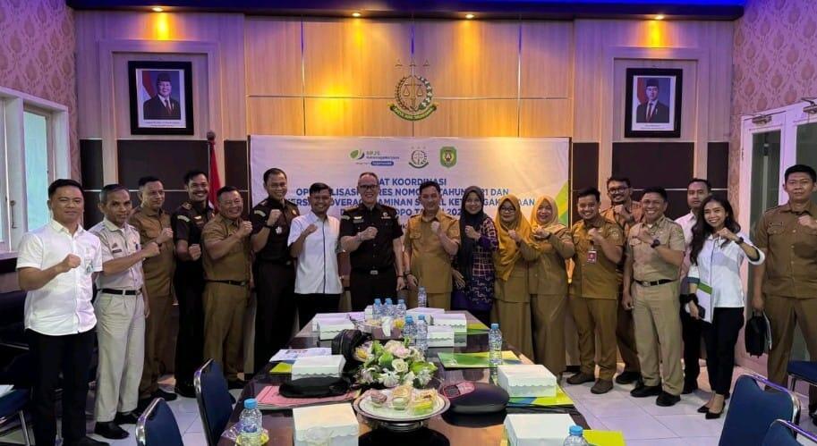 Kolaborasi BPJS Ketenagakerjaan dan Pemkot Palopo Gelar Kegiatan Monev Pelaksanaan Inpres No.2 Tahun 2021