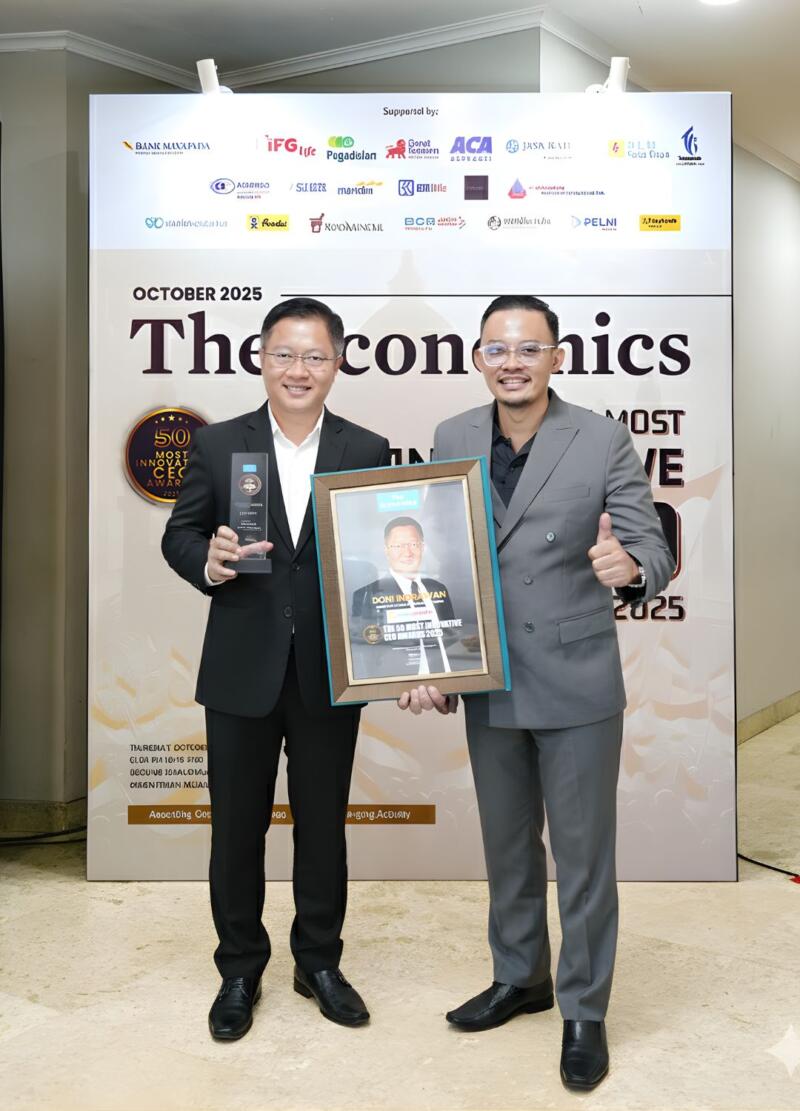 Doni Indrawan selaku Direktur Utama PT Elnusa Petrofin berhasil meraih The Most Innovative CEO.