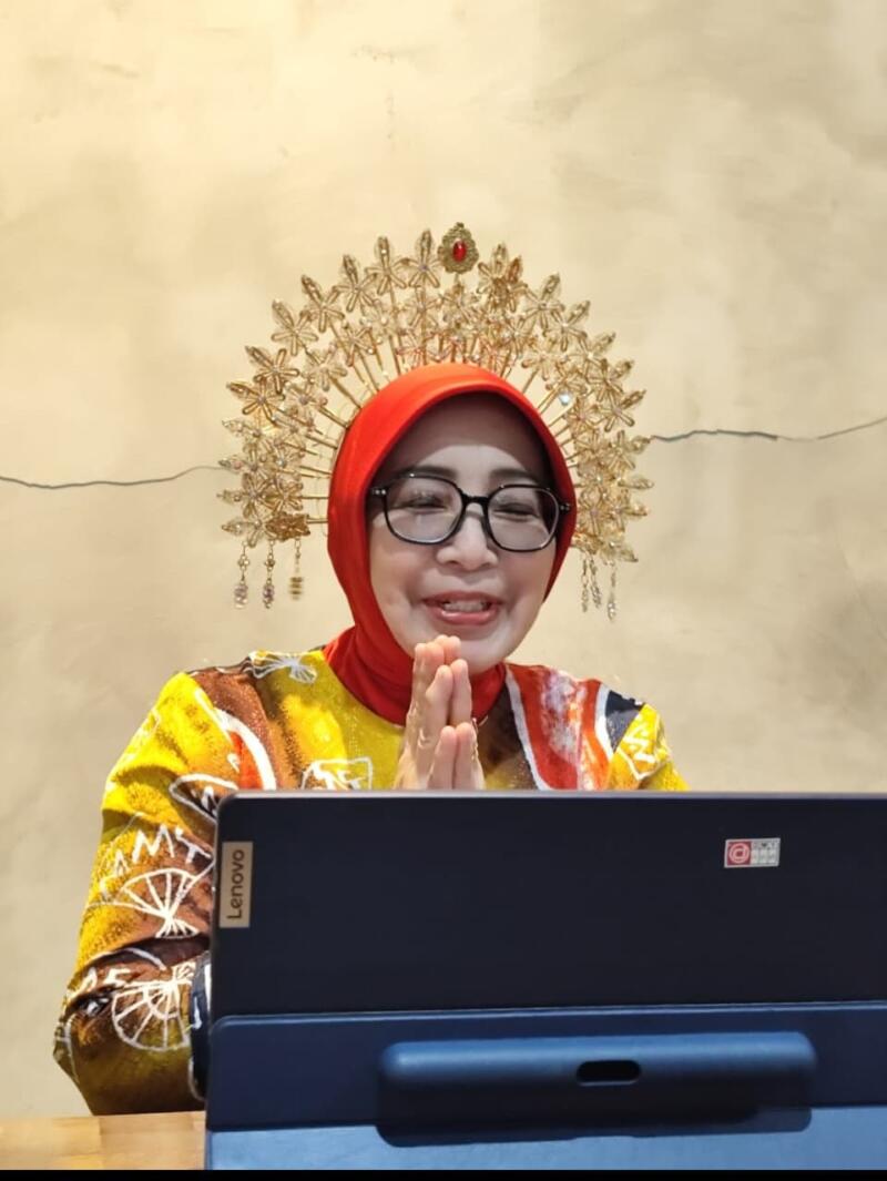 Sekretaris GAN Sulsel, Dr Sakka Pati mengikuti diklat calon Maheswara Madya di hari pertama, Selasa (25/11/2025).