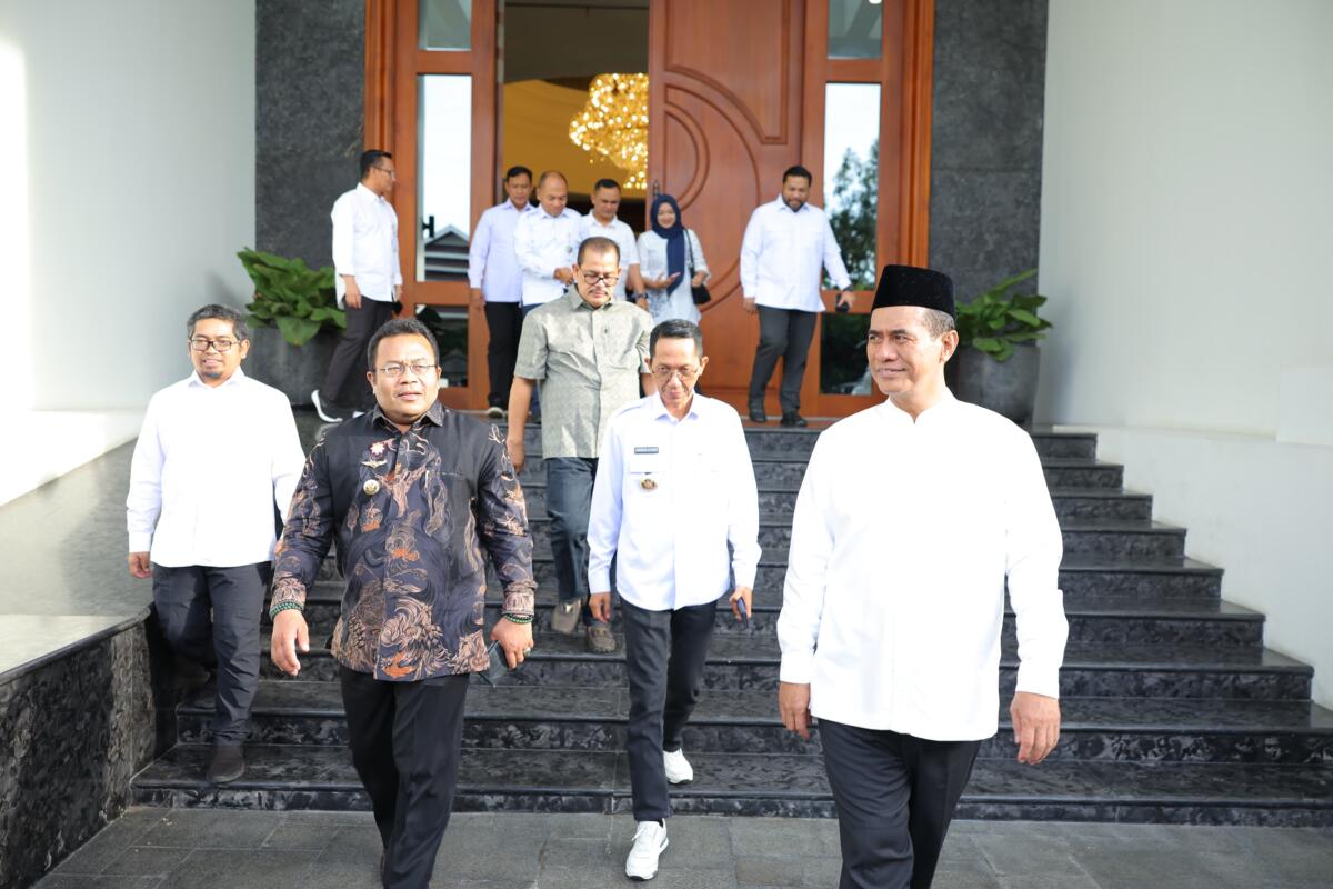 Wali Kota Sabang dan Wali Kota Batam menemui Menteri Pertanian Andi Amran Sulaiman, Rabu (26/11/2025) pagi.