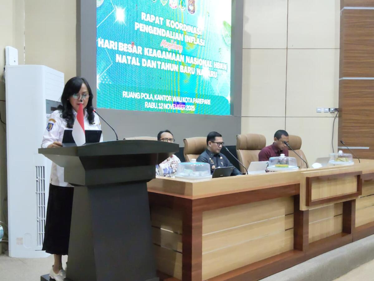 Pemprov dan Pemkot Parepare Perkuat Sinergi Kendalikan Inflasi Jelang Akhir Tahun
