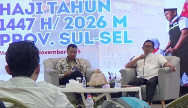 Kabid PHU Kemenag Sulsel Ikbal Ismail dalam sebuah kegiatan.