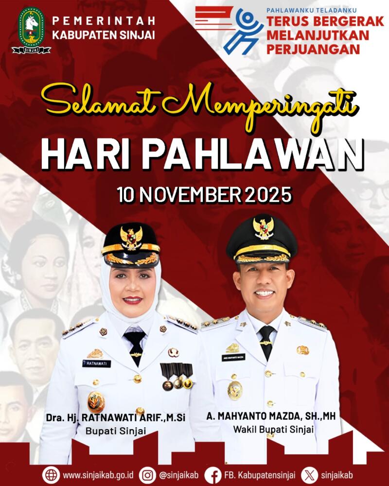 Pemkab Sinjai Selamat Hari Pahlawan