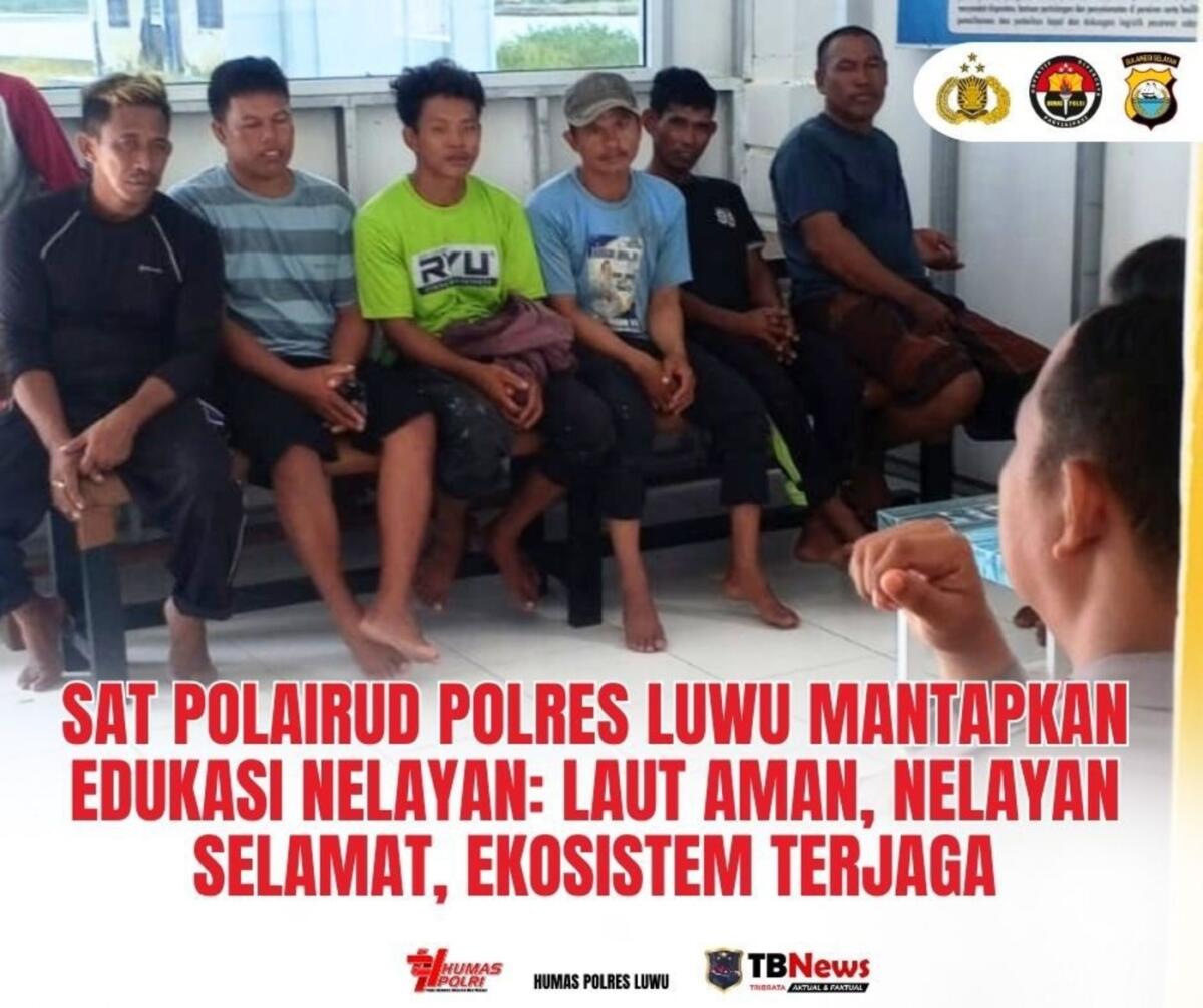 SOSIALISASI -- Satuan Polairud Polres Luwu melaksanakan sosialisasi kepada masyarakat nelayan di Mako Sat Polairud. Pelabuhan Ulo-ulo, Belopa, Senin (24/11). 
