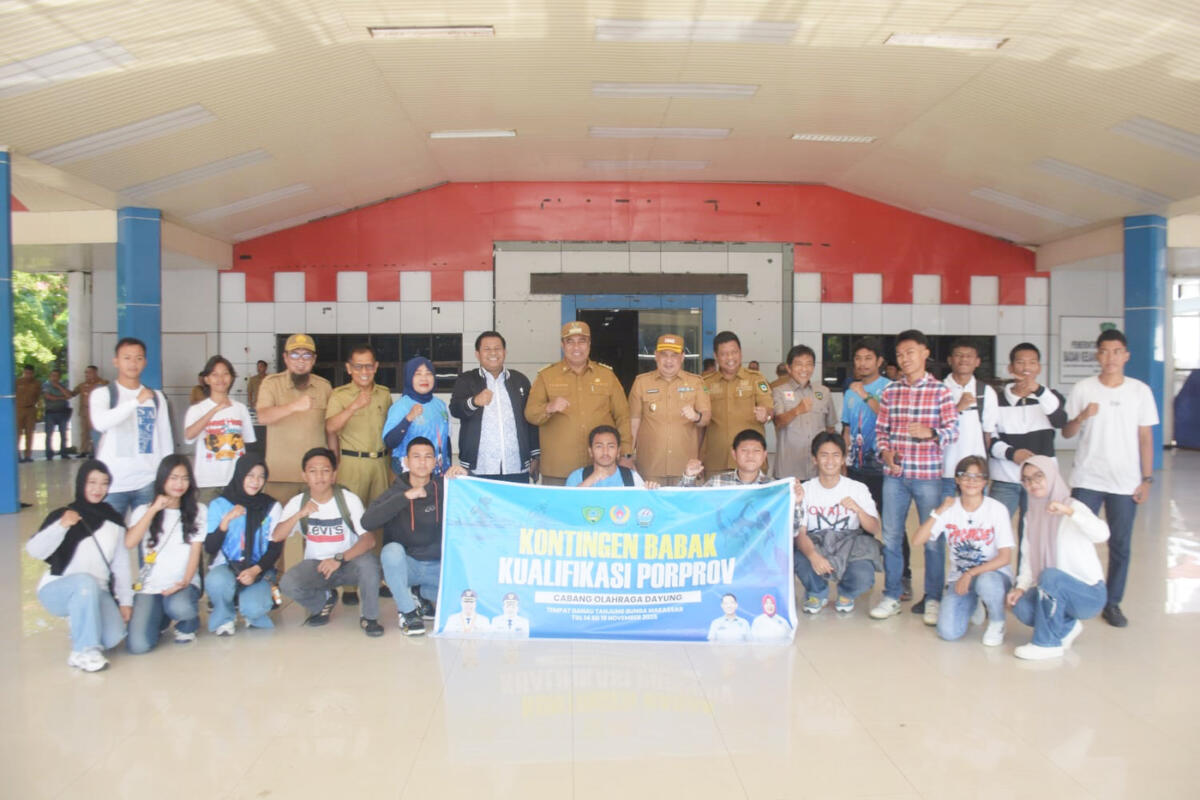 Bupati Lepas Atlet Dayung Maros Menuju Seleksi Praporprov di Makassar -  Berita Kota Makassar