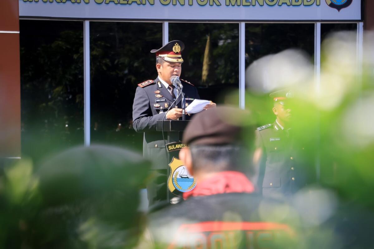 Kapolres Barru Kawal Aksi May Day 150 Buruh
