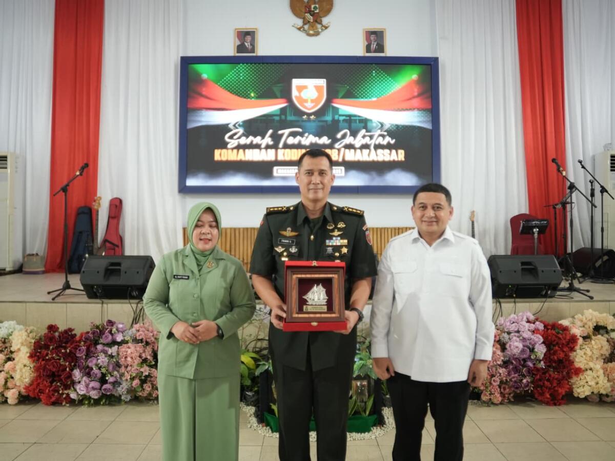 Wali Kota Apresiasi Jasa Dandim Lama, Sambut Dandim Baru 1408/Makassar dengan Ajakan Perkuat Sinergi