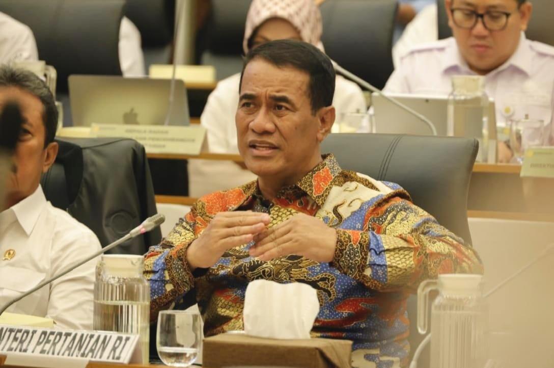 Menteri Pertanian Andi Amran Sulaiman menghadiri Rapat Kerja bersama Komisi IV DPR RI, Rabu (14/1/2026).